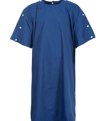 BARIATRIC GOWN WITH NECK AND SHOULDER STUDS