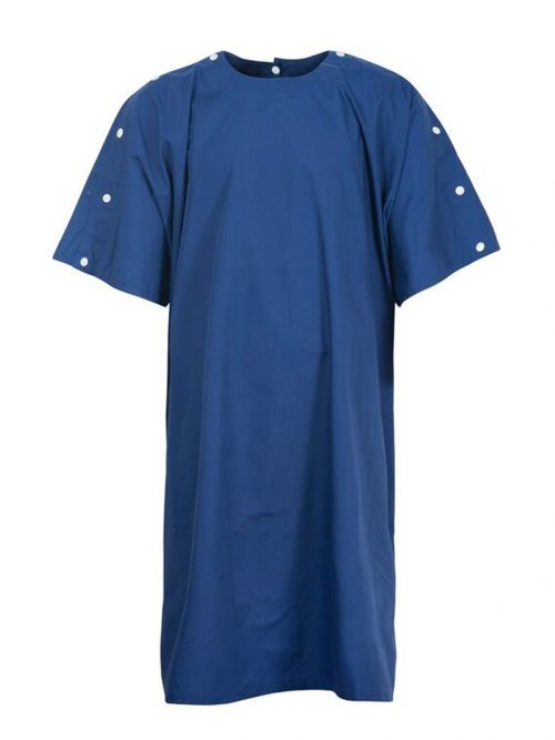 BARIATRIC GOWN WITH NECK AND SHOULDER STUDS
